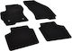 Rigum Set of Front and Rear Mats 4pcs for Ford Mondeo 2003 2007 Black