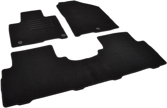 Rigum Set of Front and Rear Mats 3pcs for Kia Sorento 2015 2020 Black