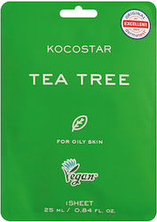 Kocostar Mască Sheet cu Arbore de Ceai 25 ml Kocostar Mască Sheet cu Arbore de Ceai 25 ml