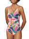 Triumph Summer Allure OP 01 One-Piece Swimsuit with Open Back Pink