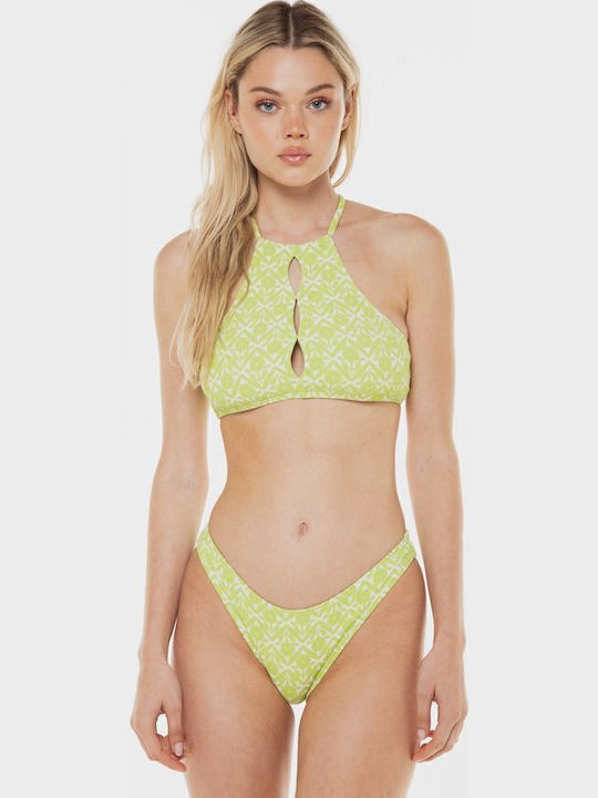 That’s Cute Hike Bikini Slip High Waist Green