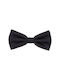 SEIDENSTICKER MEN'S SILK BOW TIE PREBOUND MONOCHROME NAVY BLUE