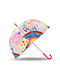 Regenschirm transparent "Peppa" Ø46cm.