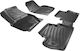 Bosse Set of Front and Rear Mats 4pcs Tray Type for Volvo S60 Black