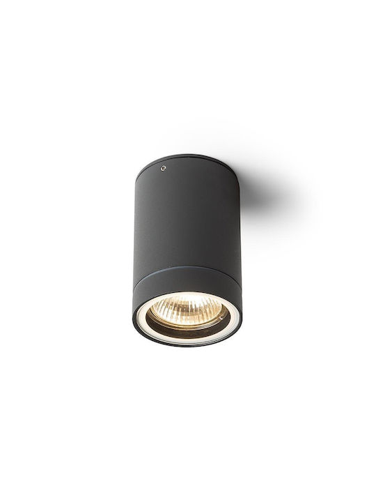 Rendl Light Studio Σποτ Οροφής Εξωτερικού Χώρου GU10 σε Γκρι Χρώμα R13452