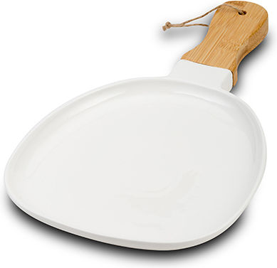 Nava Serving Platter Oval made of Porcelain White 35x22cm