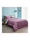 Charalambidis Textiles Sheet Sets Queen 220x260cm. Solid Fuchsia 4pcs