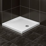 Ravenna Square Acrylic Shower Essential 70 70x70x6.5cm