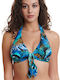 Erka Mare Padded Triangle Bikini Top Blue