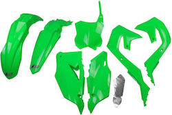 UFO Set de Piese din Plastic pentru Motocicletă pentru Kawasaki KXF 250 / KXF 450 Verde 1buc UFO Set de Piese din Plastic pentru Motocicletă pentru Kawasaki KXF 250 / KXF 450 Verde 1buc