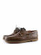 104 Leder Herren Mokassins in Tabac Braun Farbe