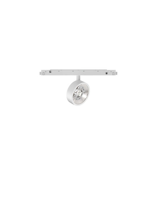 Ideal Lux Ego Track Single LED Spot in White Color