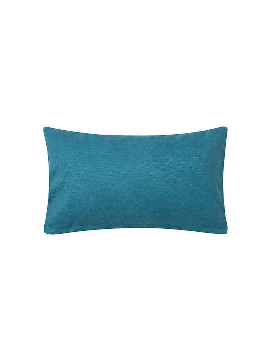Silk Fashion Decorative Pillow Case A802 Petrol Blue 30x50cm
