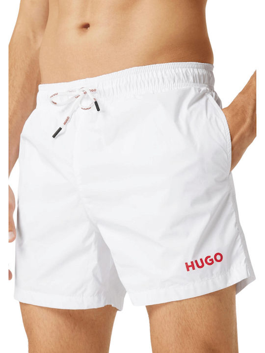 Hugo Boss Herren Badebekleidung Shorts Weiß