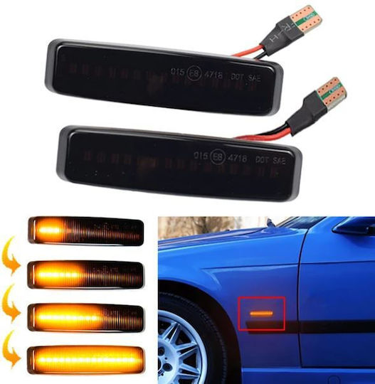Depo Tinted Flash LED BMW E39 Set of 2 Pieces