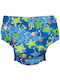 Costume de baie - scutec GREEN SPROUTS Eco Snap Swim Diaper Royal Blue Turtle Journey GS-701058-6304