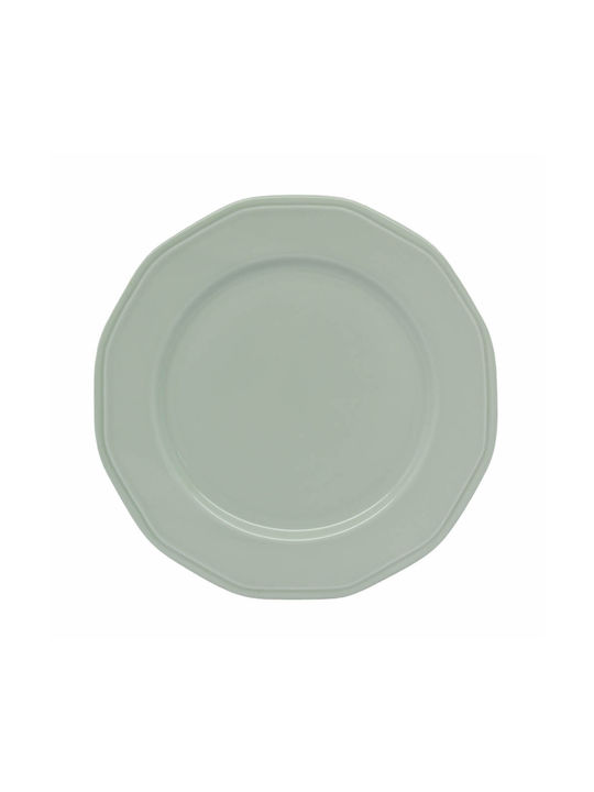 Ankor Premium Classic Plate Shallow made of Porcelain Green with Diameter 31cm