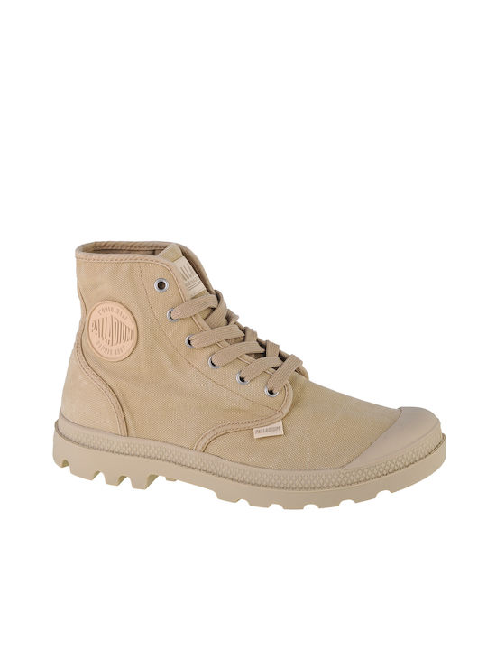 Palladium Pampa Hi Ανδρικά Μποτάκια Μπεζ