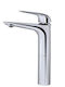 Teka Mixing Tall Sink Faucet Silver