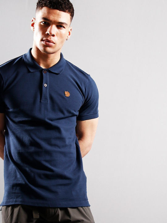Fjallraven Ovik Polo Kurzarmbluse Marineblau