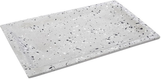 Espiel Platou Decorativ din Beton Gri 1buc 43x27x4buc Espiel Platou Decorativ din Beton Gri 1buc 43x27x4buc