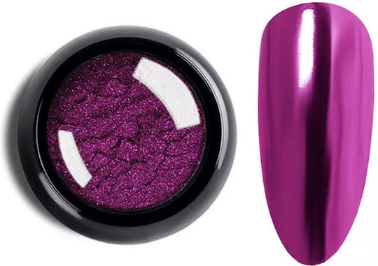 UpLac Powder Mirror Effect Solid 15 Dekopulver für Nägel in Fuchsie Farbe