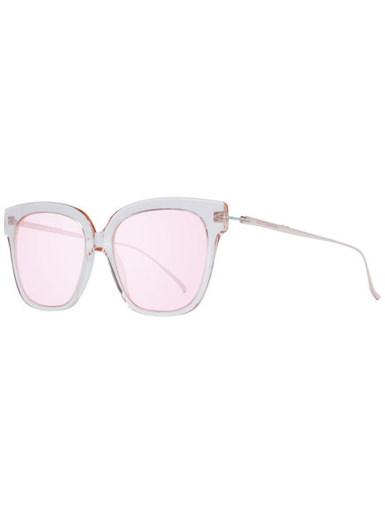 Scotch & Soda Femei Ochelari de soare cu Transparent Cadru și Roz Lentilă SC2849-103