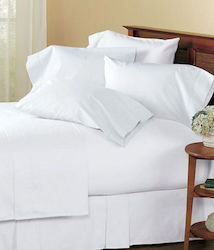 Blanc de Blanc MK Solid Plain Hotel Sheet White...
