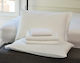 Blanc de Blanc MK Solid Plain Σεντόνι Ξενοδοχείου Λευκό King Size 280x285εκ. Βαμβάκι & Πολυεστέρας