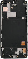 Οθόνη με Πλαίσιο για Galaxy A40 (Μαύρο)