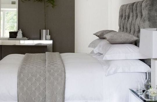 Le Blanc Хотелско Чаршаф Бял King Size 280x290см. Памук 1бр