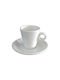 Lukanda Optik Porcelain Espresso Cup Set 70ml White 6pcs