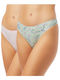 Modal Fimelle Damen Zeichenfolge 2Pack Beige