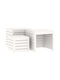 vidaXL Cutie de depozitare pentru exterior Lemn Alb L50.5xW50.5xH46buc