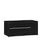 vidaXL Cutie de depozitare pentru exterior Lemn Negru L101xW50.5xH46.5buc