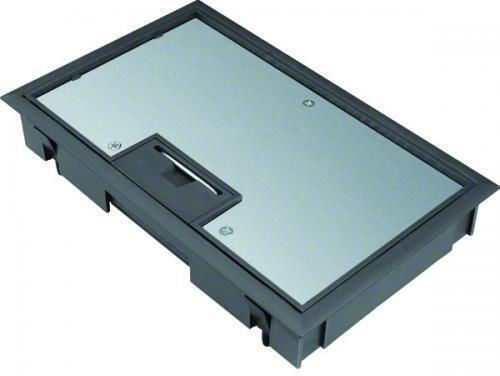 Hager Flush Electrical Box in Black Color