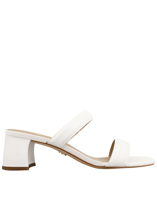 Michael Kors Leather Women's Sandals White 40S3JLMS1L-085