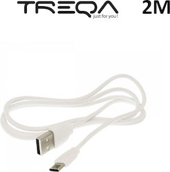 Treqa USB 2.0 USB-C männlich - USB-A 2m (CA-2013) Treqa USB 2.0 USB-C männlich - USB-A 2m (CA-2013)