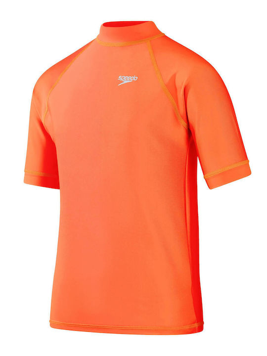 Speedo Παιδικό Μαγιό Αντιηλιακή (UV) Μπλούζα Πορτοκαλί