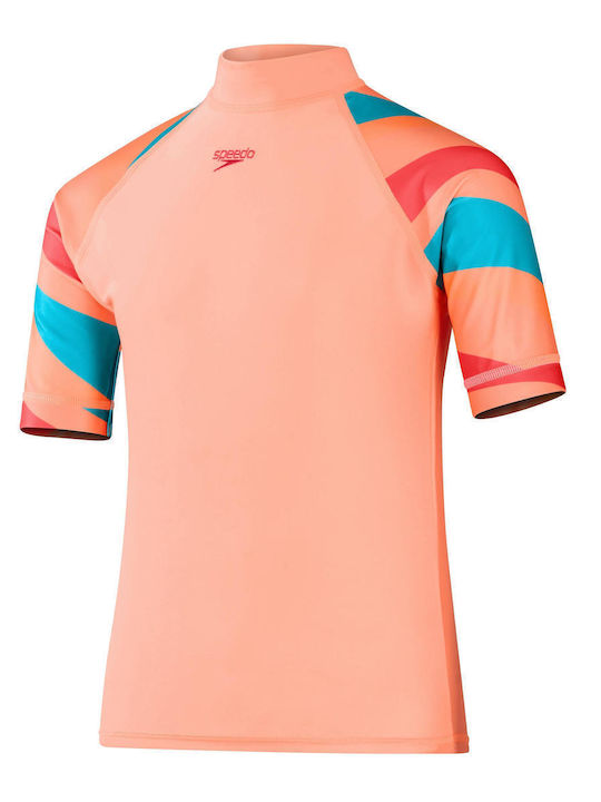 Speedo Kinder Badeanzug Rashguard Orange