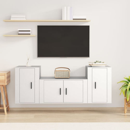 Животно помещение ТВ юнит Бял Д40xШ34.5xВ60cm