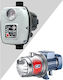 Pedrollo MONTAGE 5CRm 100 + BRIO TANK Multistage Single Phase Water Pressure Pump without Container 1.25hp