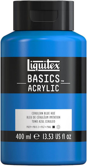Liquitex Basics Set Culori Acrilice Pictură 470 Cerulean Blue Hue 400ml 1buc