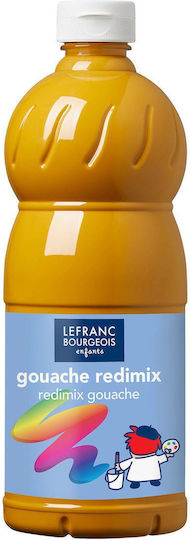 Lefranc Bourgeois Redimix Gouache Τέμπερα Ζωγραφικής 302 Yellow Ochre σε Μπουκάλι 1000ml