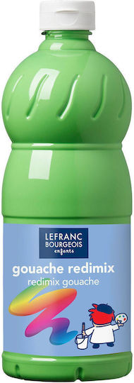 Lefranc Bourgeois Redimix Gouache Τέμπερα Ζωγραφικής 556 Light Green σε Μπουκάλι 1000ml