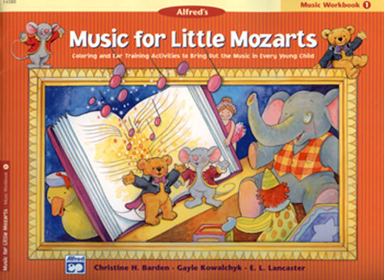 Alfred Music Publishing Music For Little Mozarts-Workbook 1 Παιδική Μέθοδος Εκμάθησης για Πιάνο