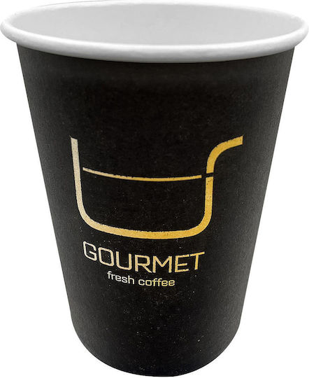 HOMie 1002106 Disposable Cup Plastic Black 360ml 50pcs