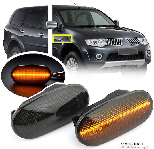 Cautex Φλας Led για Mitsubishi L200 / Pajero 2τμχ