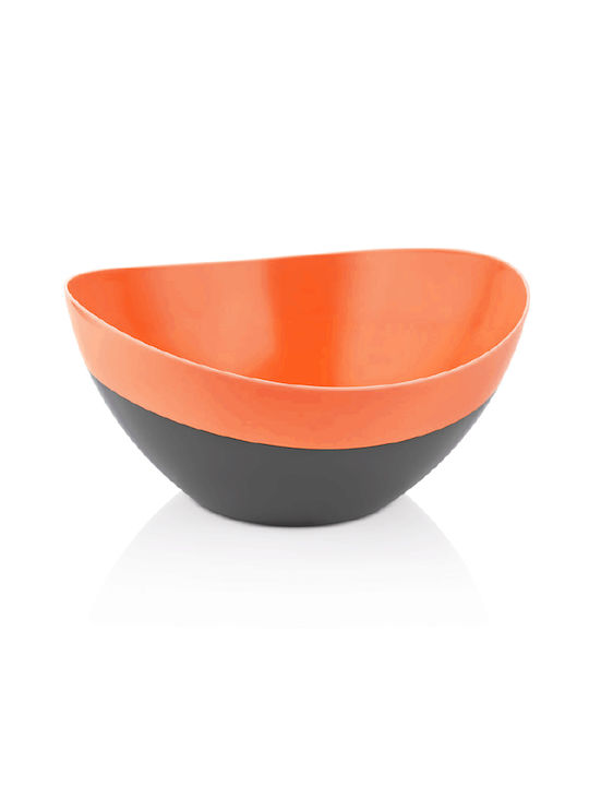 Qlux Qlux Plastic Salad Bowl Orange 27x25x11cm