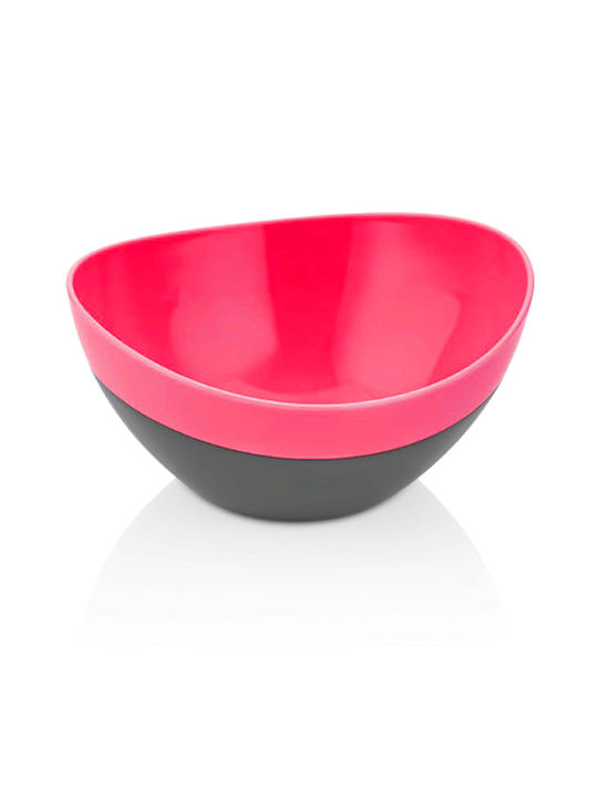 Qlux Plastic Salad Bowl Φούξια 27x25x11cm